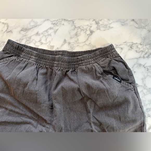 100% cotton checkerboard comfortable light weight joggers Chico plaid pants - Picture 3 of 8